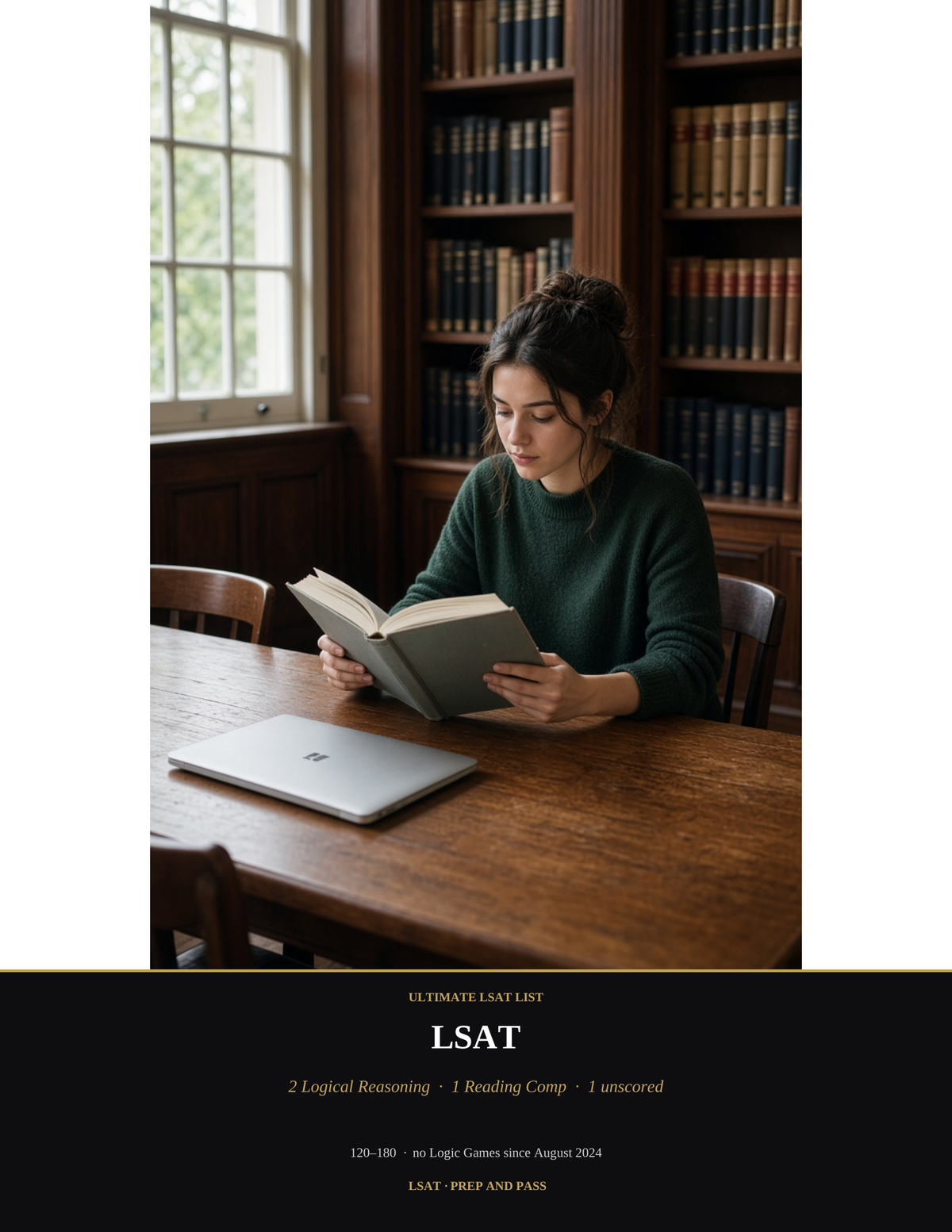 LSAT Study Guide 2025-2026 | Law School Test Prep PDF, Logical Reasoning Reading Comp Practice | Instant Download