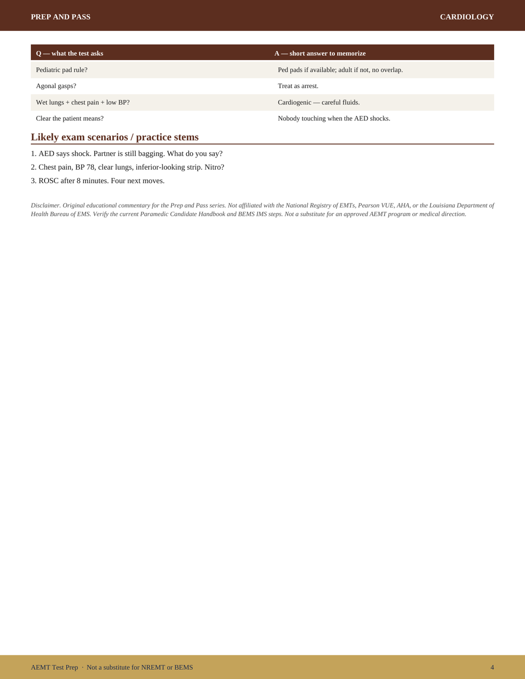 NREMT Advanced EMT Exam Study Guide | AEMT Cognitive Test Prep PDF, IV IO Pharmacology Clinical Judgment Review | Instant Download