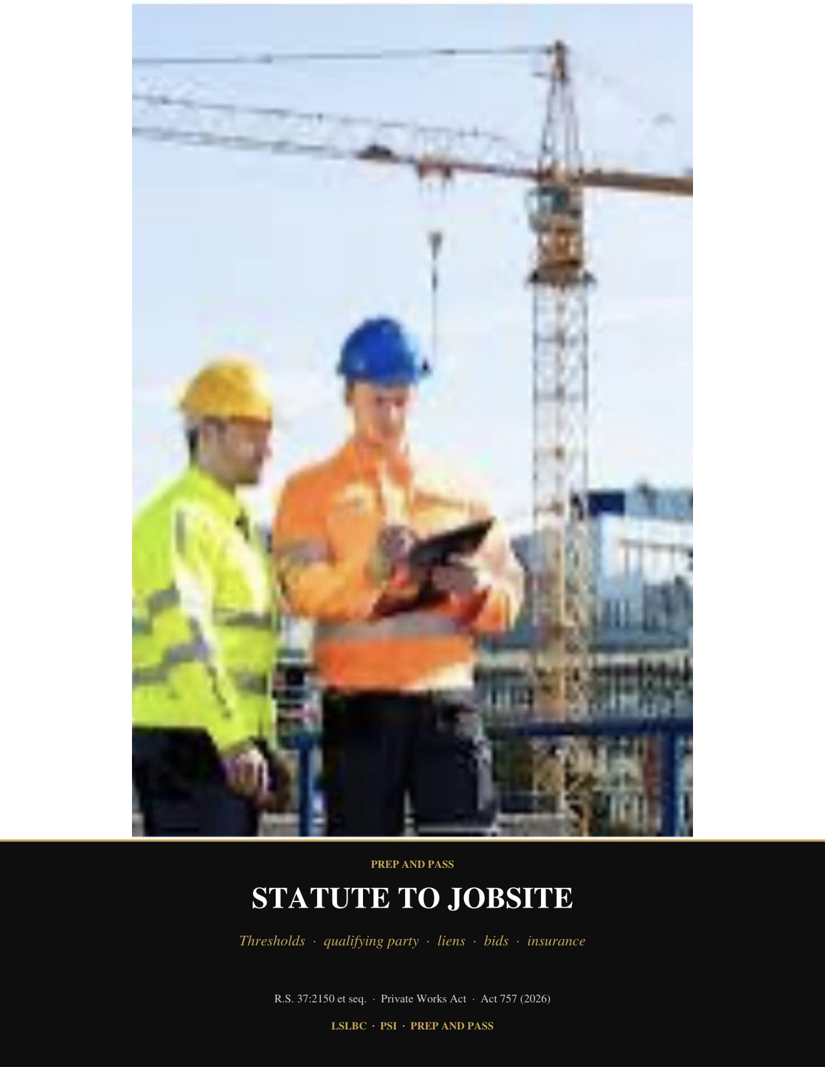 Louisiana Contractors License Study Guide | LSLBC Exam Review PDF, Practice Questions | Instant Download