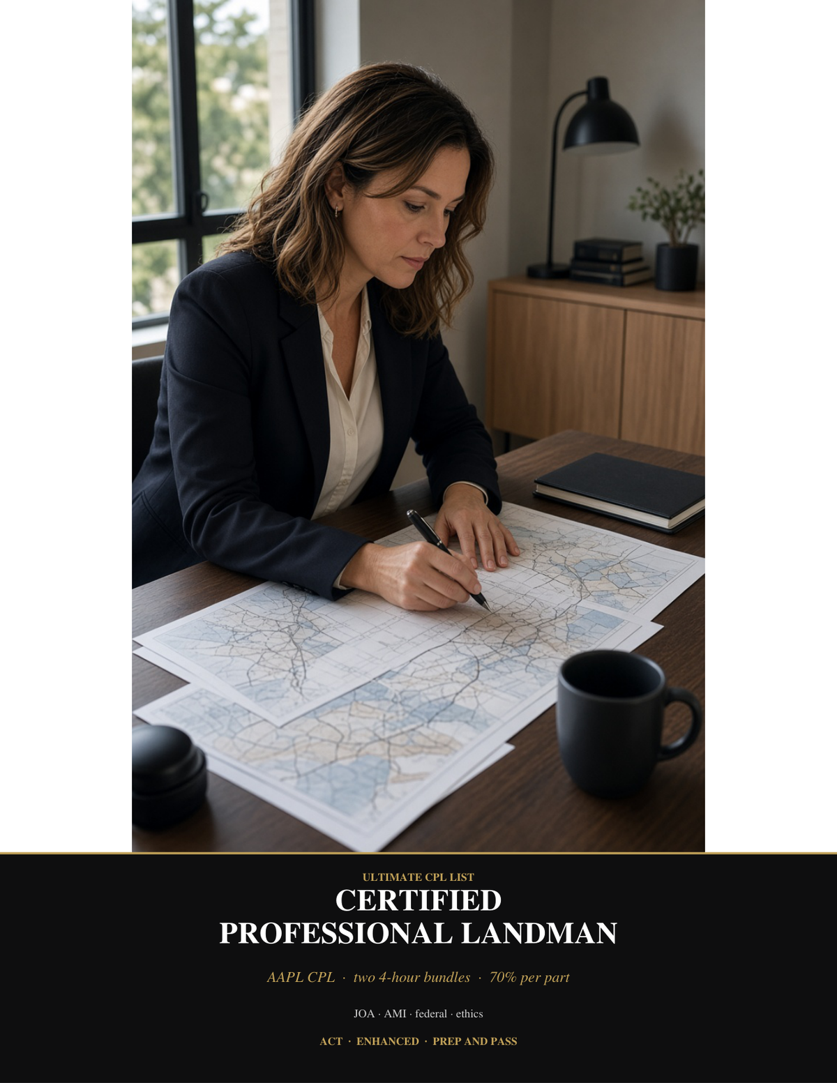 AAPL Certified Professional Landman Study Guide | CPL Exam Review PDF, Practice Questions | Instant Download