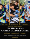 Louisiana EMS Career Ladder Bundle | EMT Basic AEMT Paramedic Study Guide PDF, NREMT Exam Prep | Instant Download