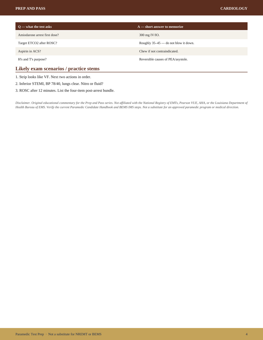NREMT Paramedic Exam Study Guide | National Registry Paramedic Test Prep PDF, NRP Cognitive Clinical Judgment Review | Instant Download