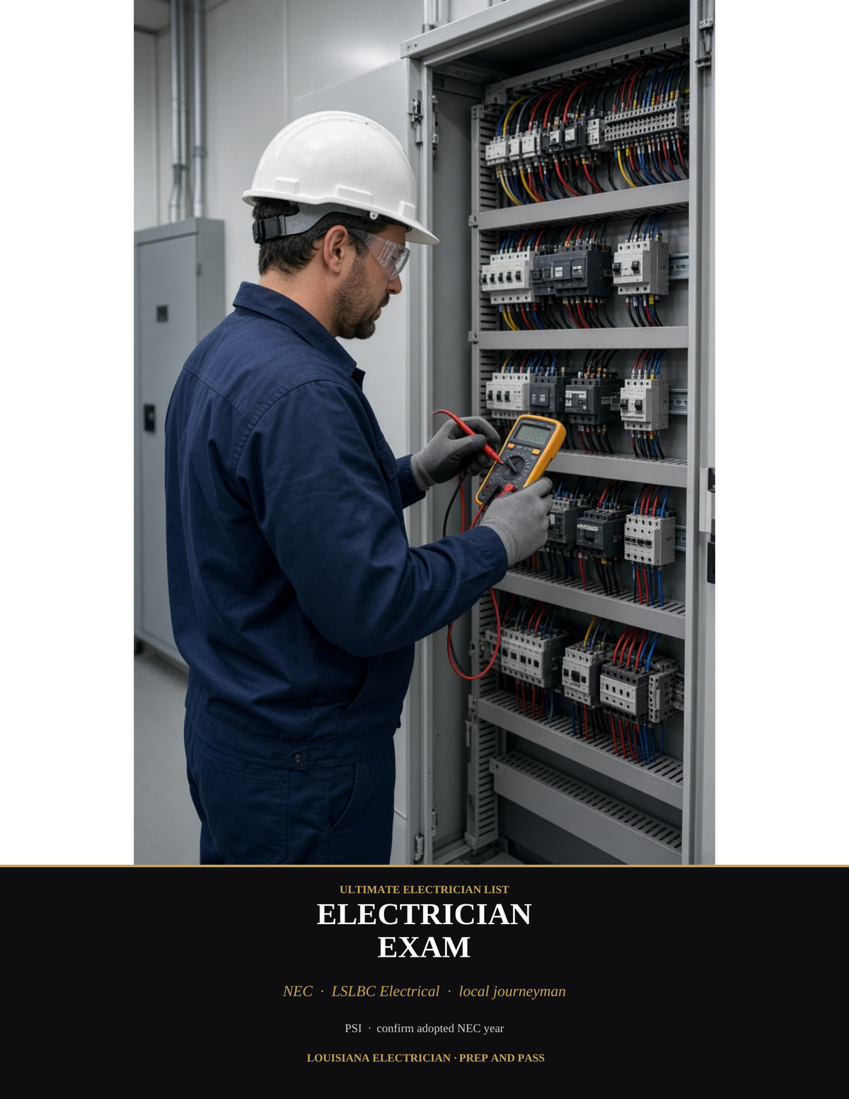 Louisiana Electrical Statewide Exam Study Guide | LSLBC Contractor NEC Test Prep PDF | Instant Download