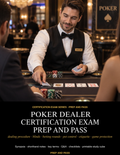 Poker Dealer Certification Study Guide | Poker Dealing Exam Review PDF, Procedures & Payouts | Instant Download