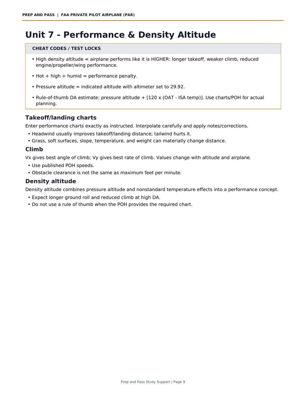 FAA Private Pilot Exam Study Guide | PAR Airplane Test Prep PDF, Regulations Weather Navigation | Instant Download