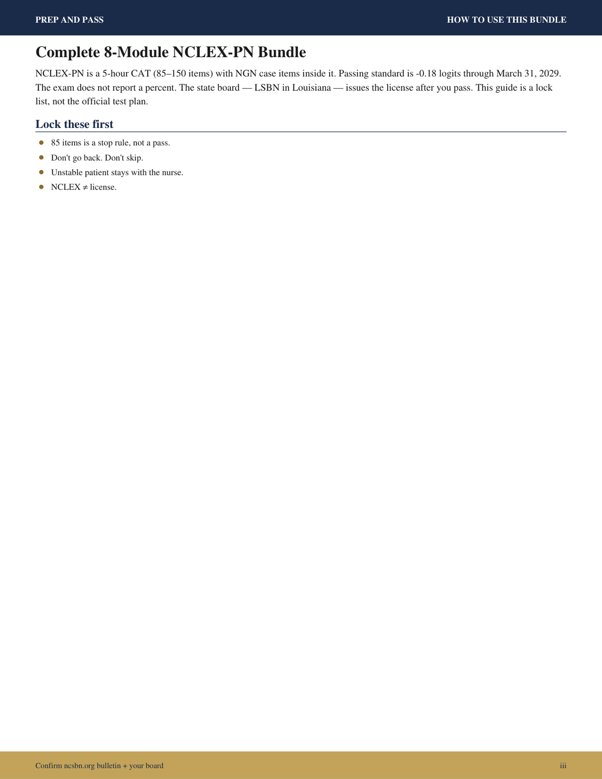 NCLEX-PN Study Guide | Practical Nurse Exam Review PDF, Practice Questions | Instant Download