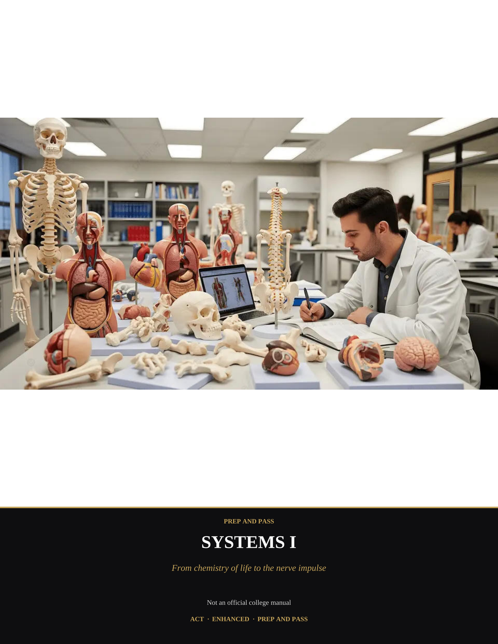 Anatomy & Physiology 1 Study Guide | College A&P Exam Review PDF, Practice Questions | Instant Download