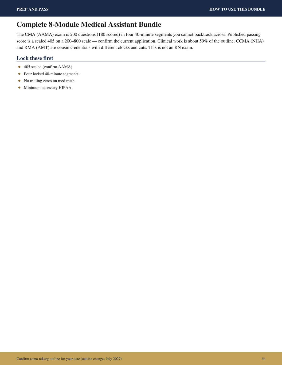 CMA Medical Assistant Study Guide | AAMA Certified Medical Assistant Exam Review PDF, Practice Questions | Instant Download