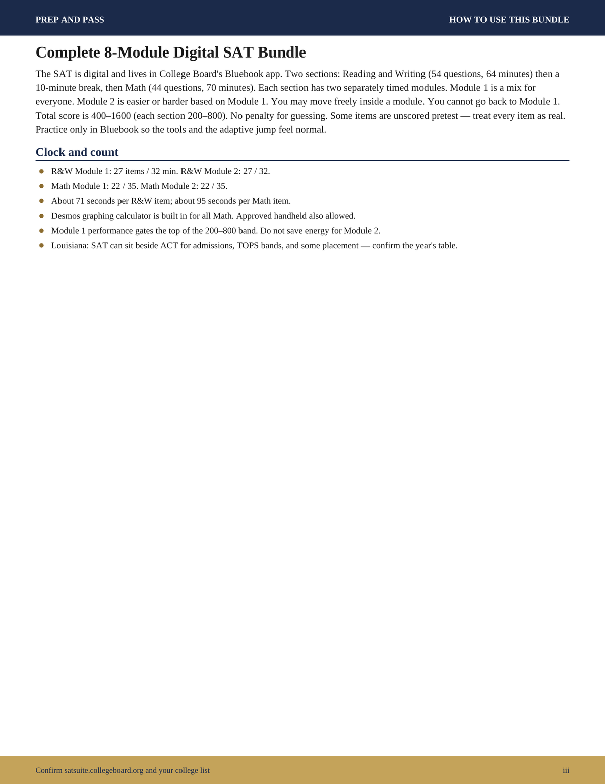 Digital SAT Study Guide 2025-2026 | SAT Prep Book PDF, Bluebook Reading Writing Math Review, Practice Questions | Instant Download