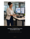 Business Administration Exam Study Guide | Business Admin Test Prep PDF, Practice Questions, Exam Review | Instant Download
