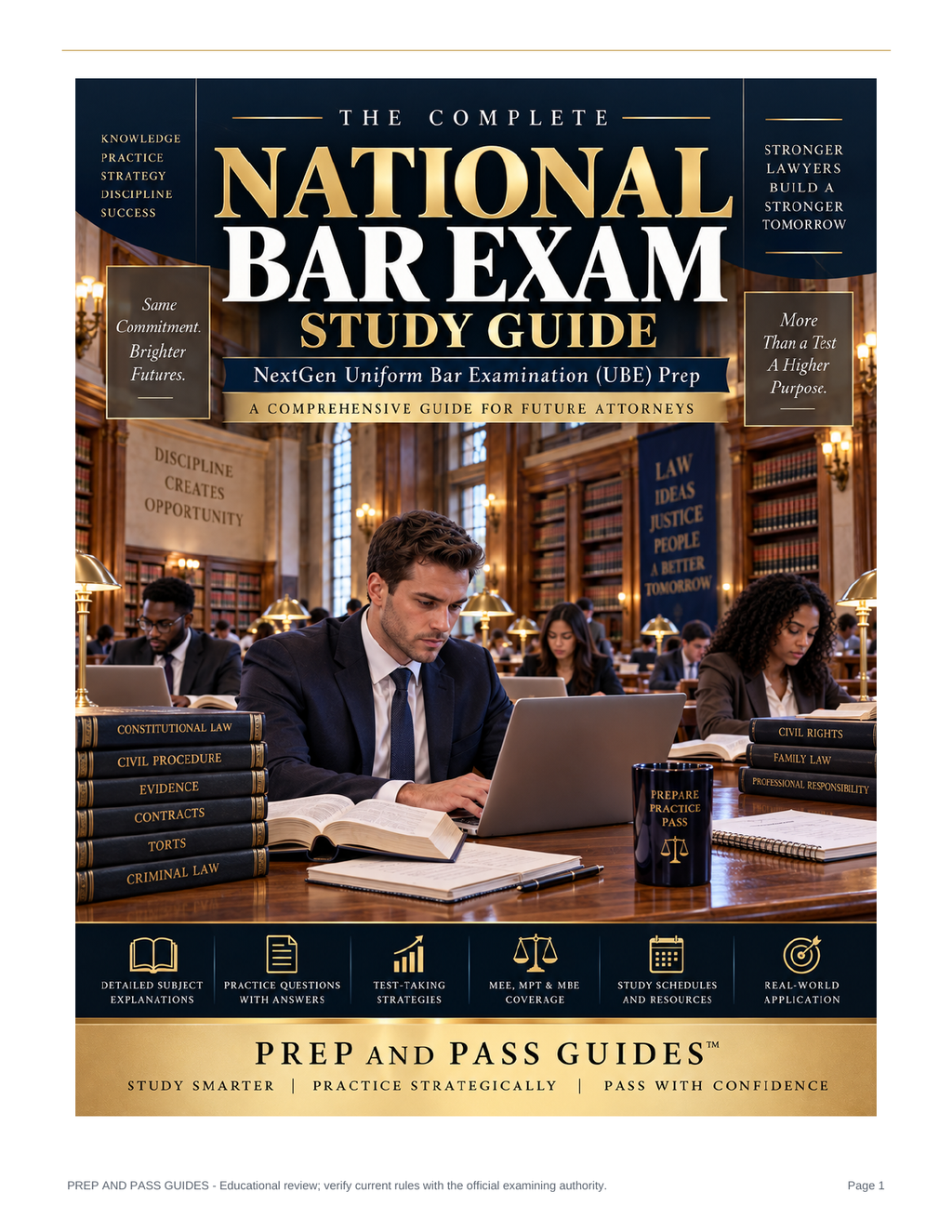 NextGen UBE Bar Exam Study Guide | Uniform Bar Examination Review PDF, Practice Questions | Instant Download